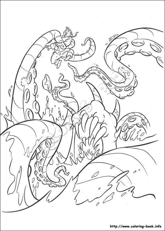 Pirates of the Caribbean coloring picture